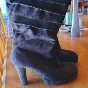 Fashion heeled boots. Stylish